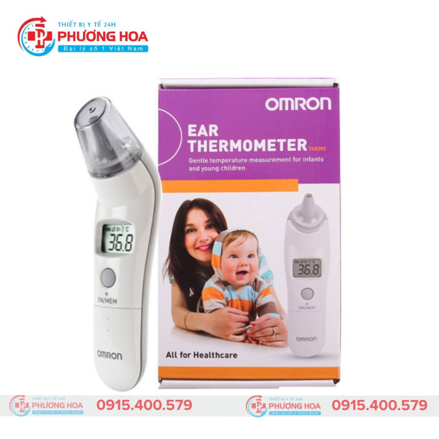 Nhiệt kế hồng ngoại đo tai Omron TH839S